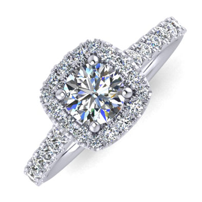 18ct White Gold Diamond Ring