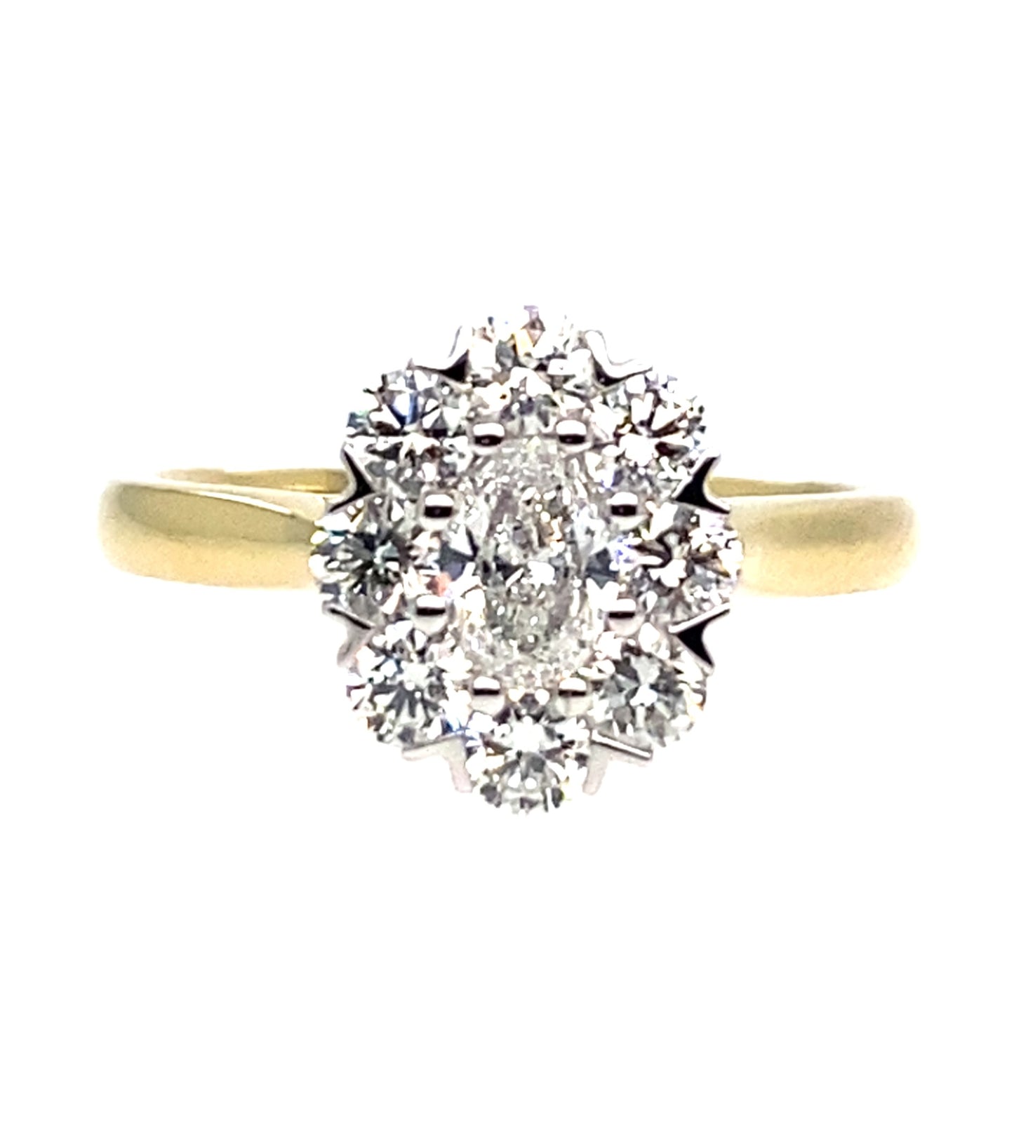 18ct Yellow Gold Diamond Ring