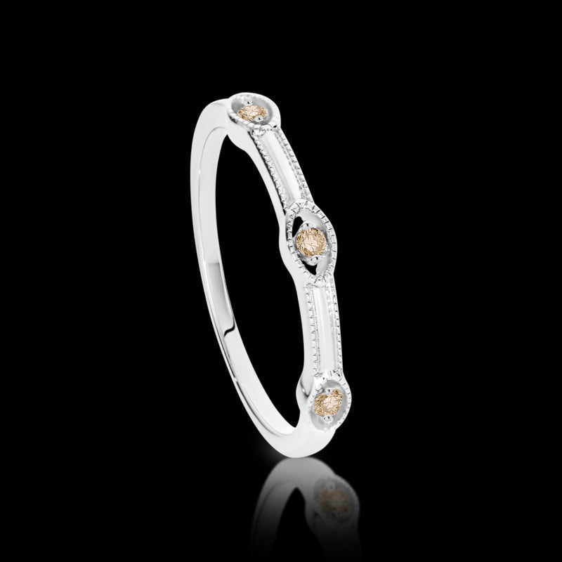 9ct White Gold Diamond Ring