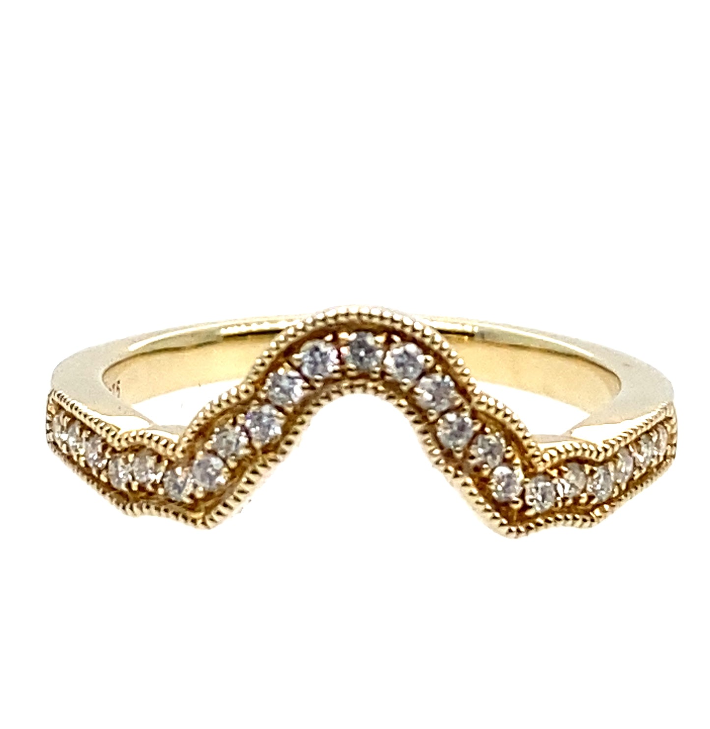 9ct Yellow Gold Antique Fitted Wedder