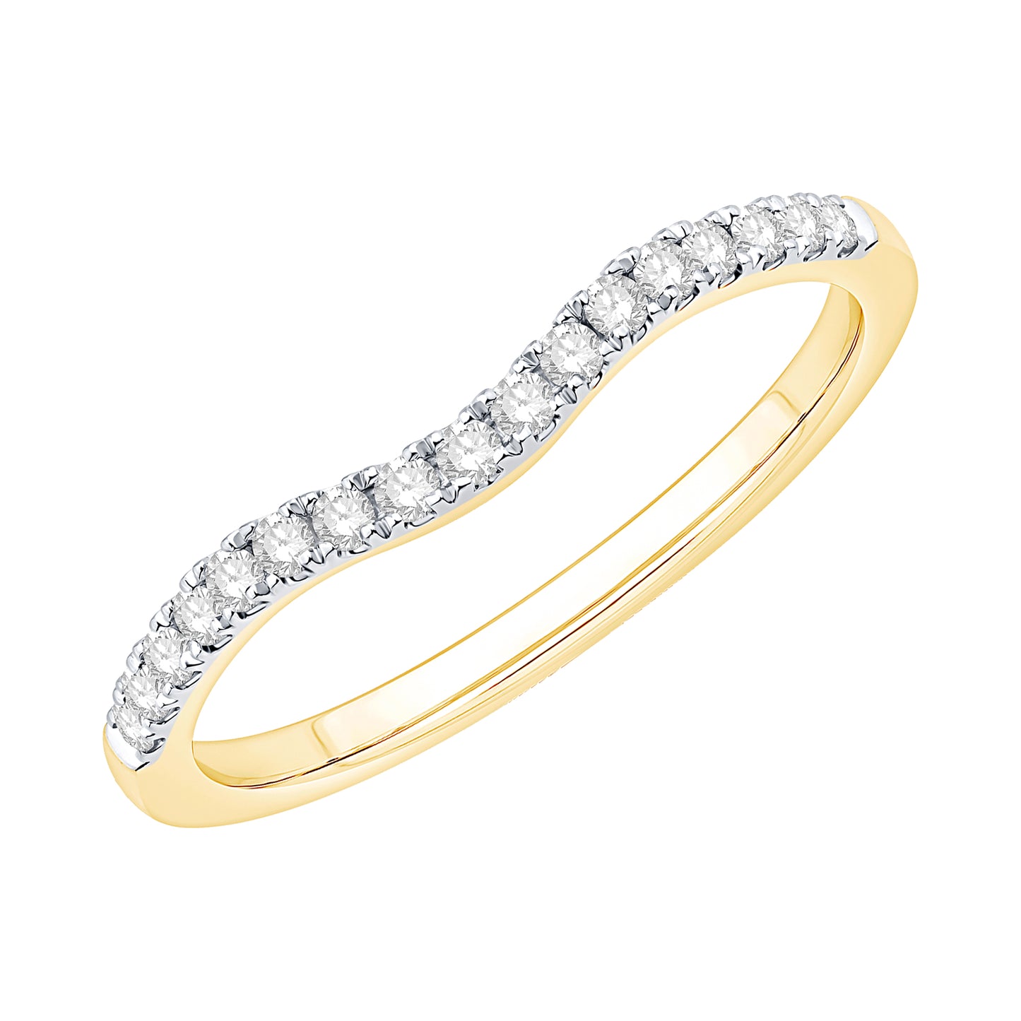9ct Yellow Gold Diamond Ring
