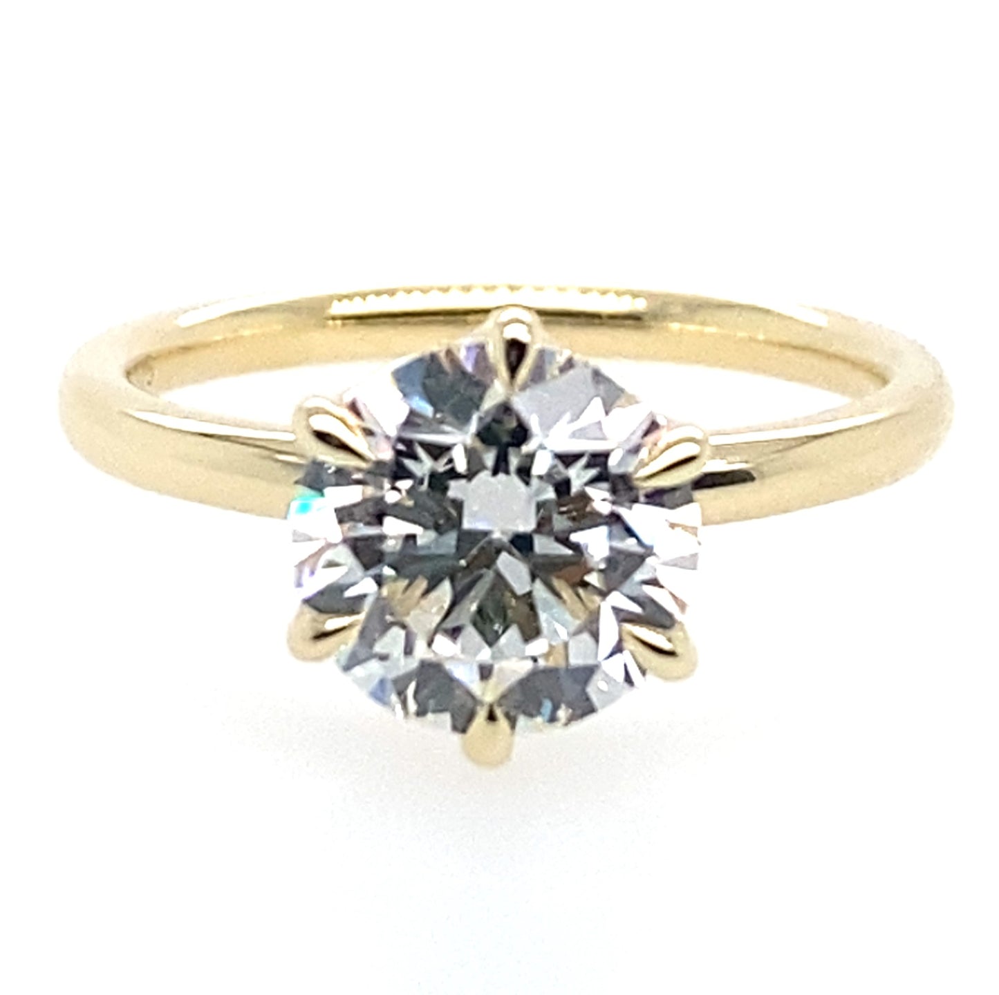 9ct Yellow Gold Diamond Ring