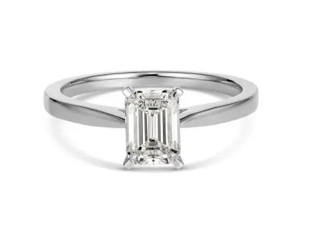 9ct White Gold Cubic Zirconia Ring