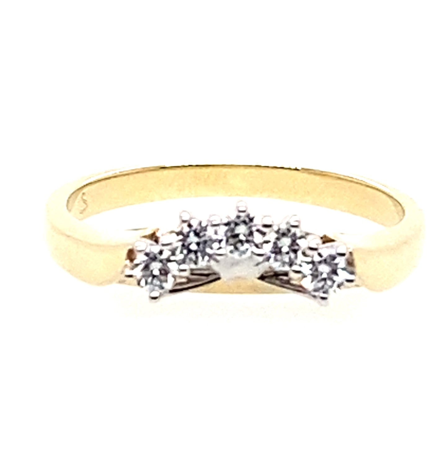 9ct Yellow Gold Diamond Eternity Ring