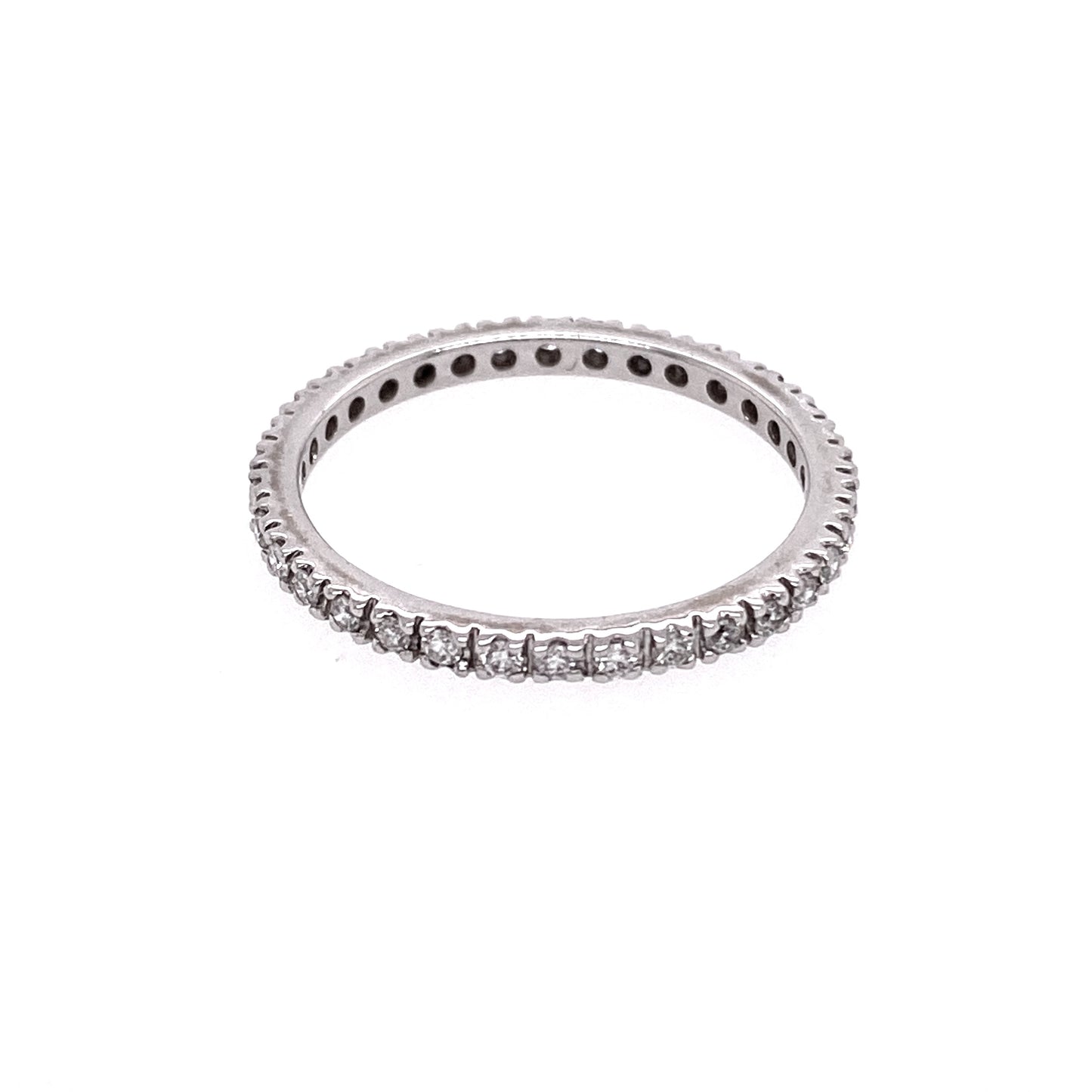 18ct White Gold Full Eternity Diamond Ring