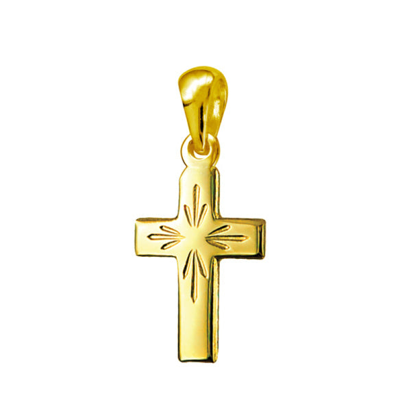 9ct Yellow Gold Cross