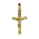 9ct Yellow Gold Crucifix Pendant