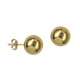 9ct Yellow Gold Ball Studs