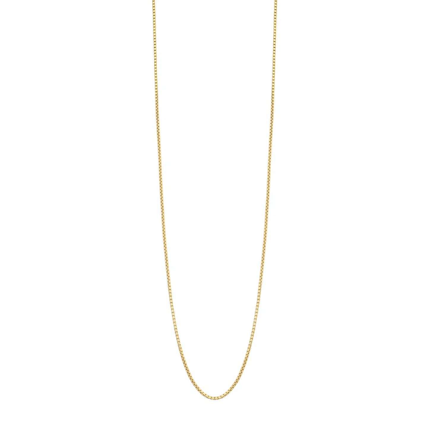 9ct Yellow Gold Box Chain | 50cm
