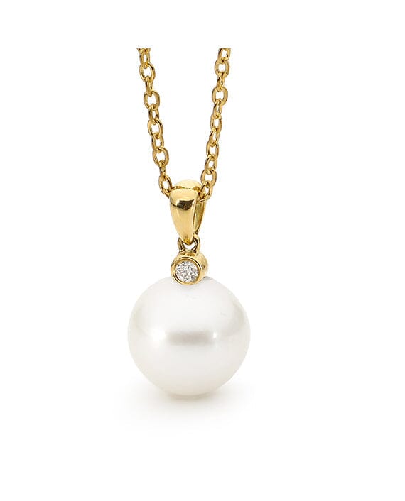 9ct Yellow Gold South Sea Pearl Pendant