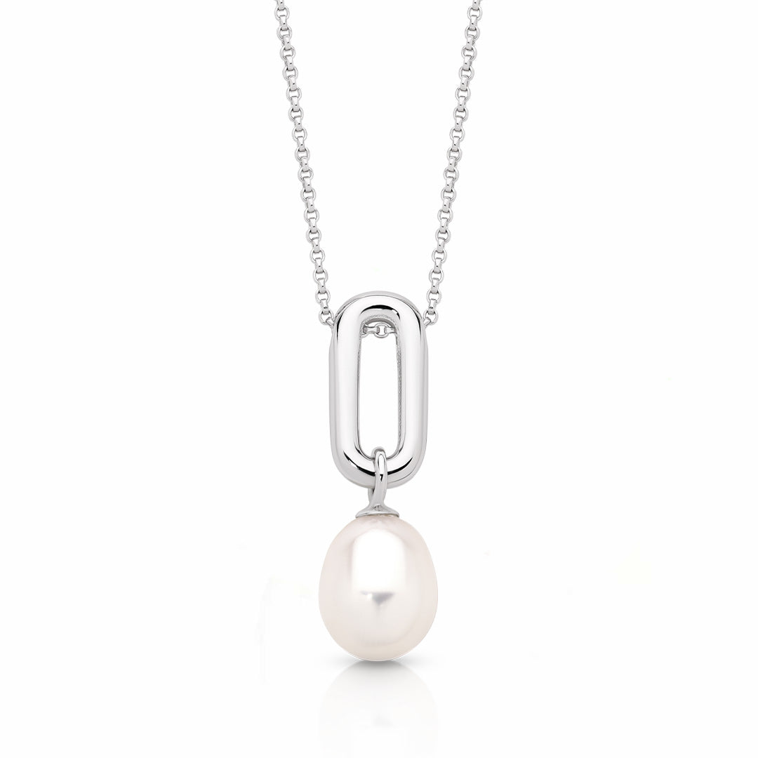 Sterling Silver Pearl Pendant