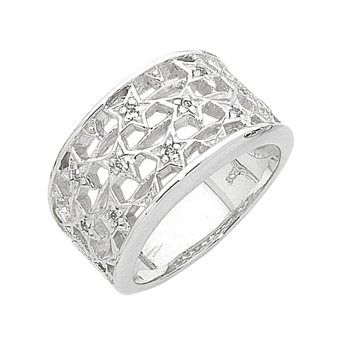 Sterling Silver Cubic Zirconia Ring