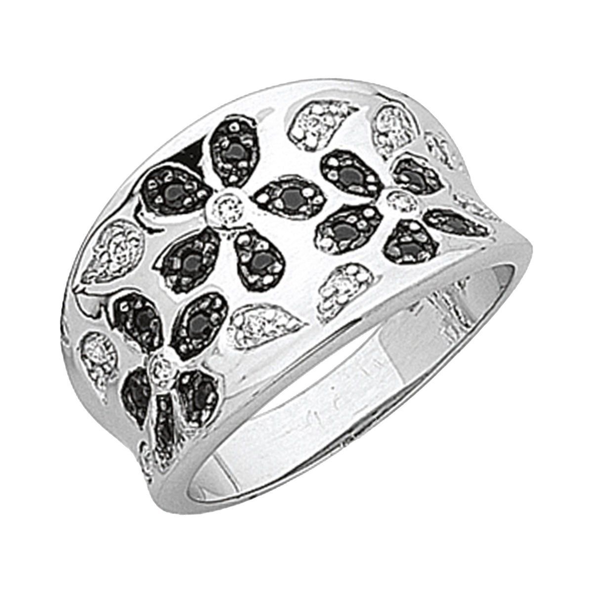 Sterling Silver Cubic Zirconia Ring