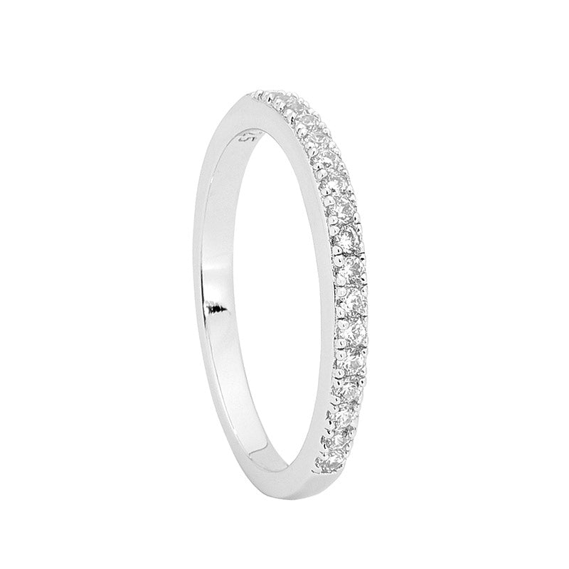 Sterling Silver Cubic Zirconia Ring