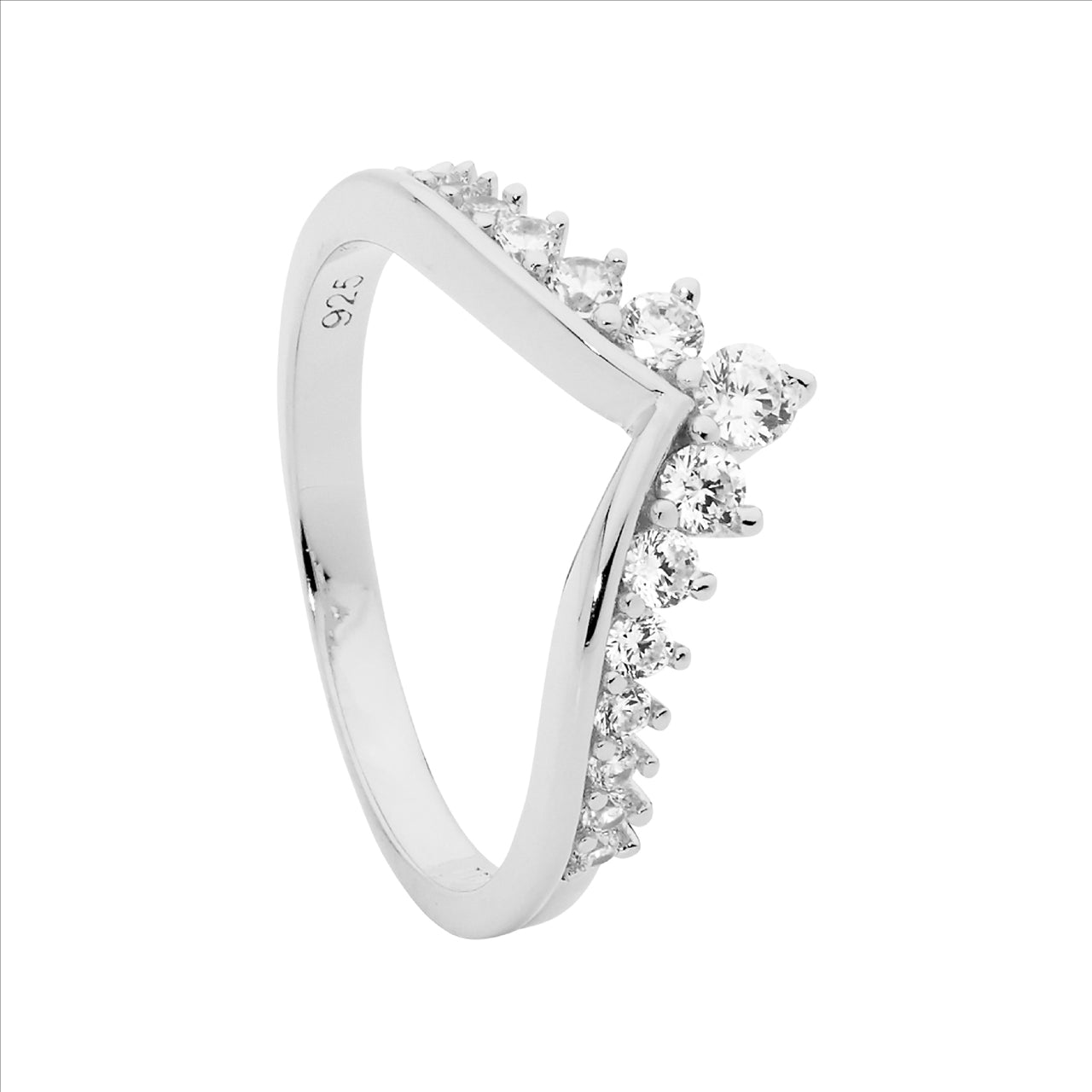 Sterling Silver Cubic Zirconia Ring
