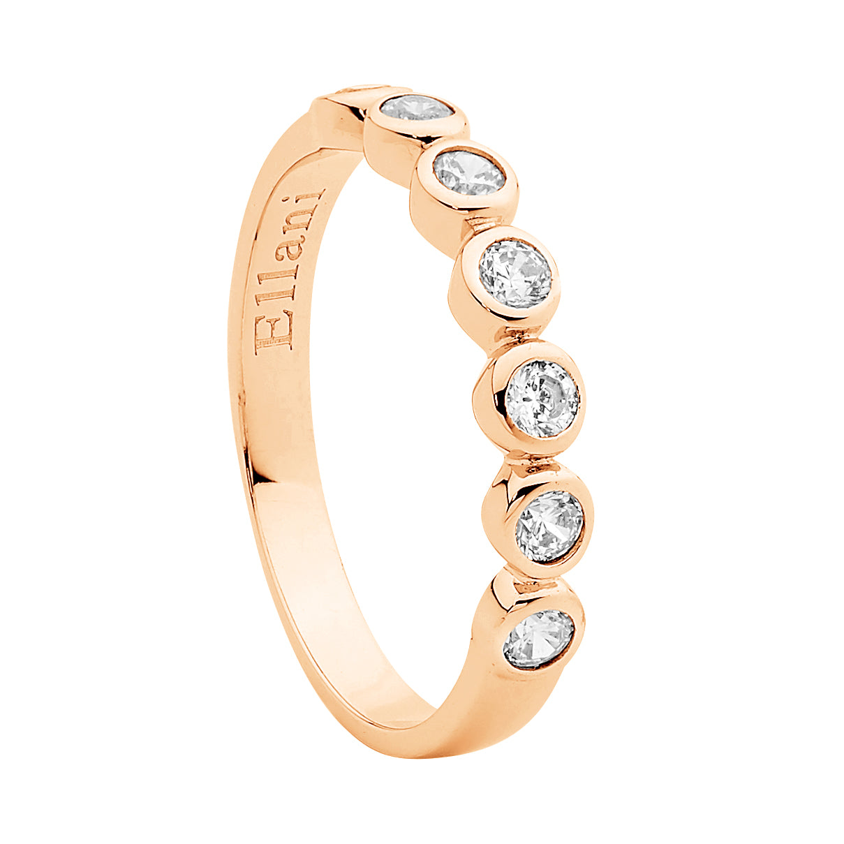 Sterling Silver Rose Gold Plated Ring
