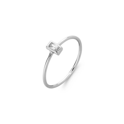 Sterling Silver Cubic Zirconia Ring
