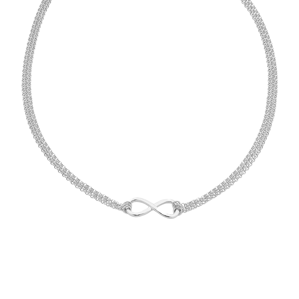 Sterling Silver Infinity Necklace