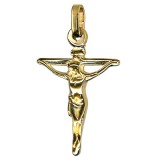 Stg Silver Medium Crucifix (Gold Pictured)