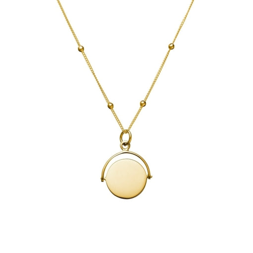Sterling Silver Necklace Pendant | Gold Plated