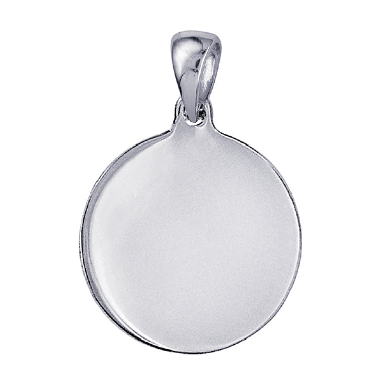 Sterling Silver Round Engraving Disc