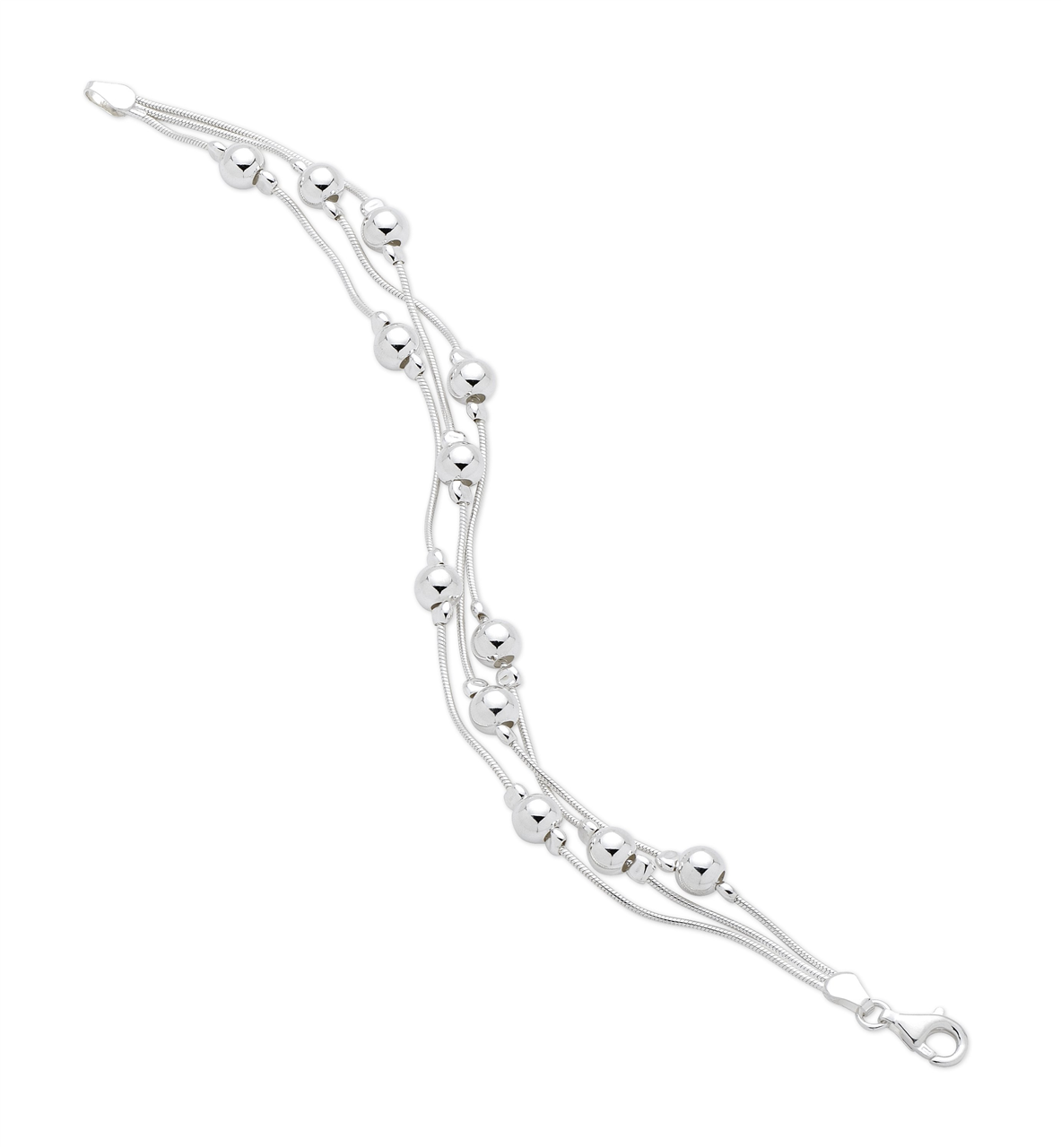 Sterling Silver Ball Bracelet