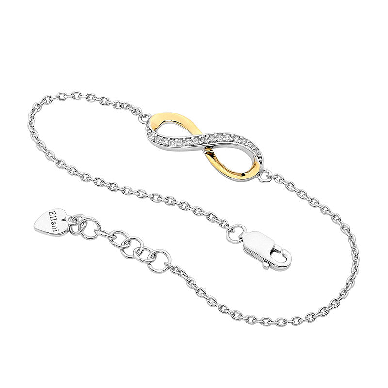 Sterling Silver Infinity Bracelet