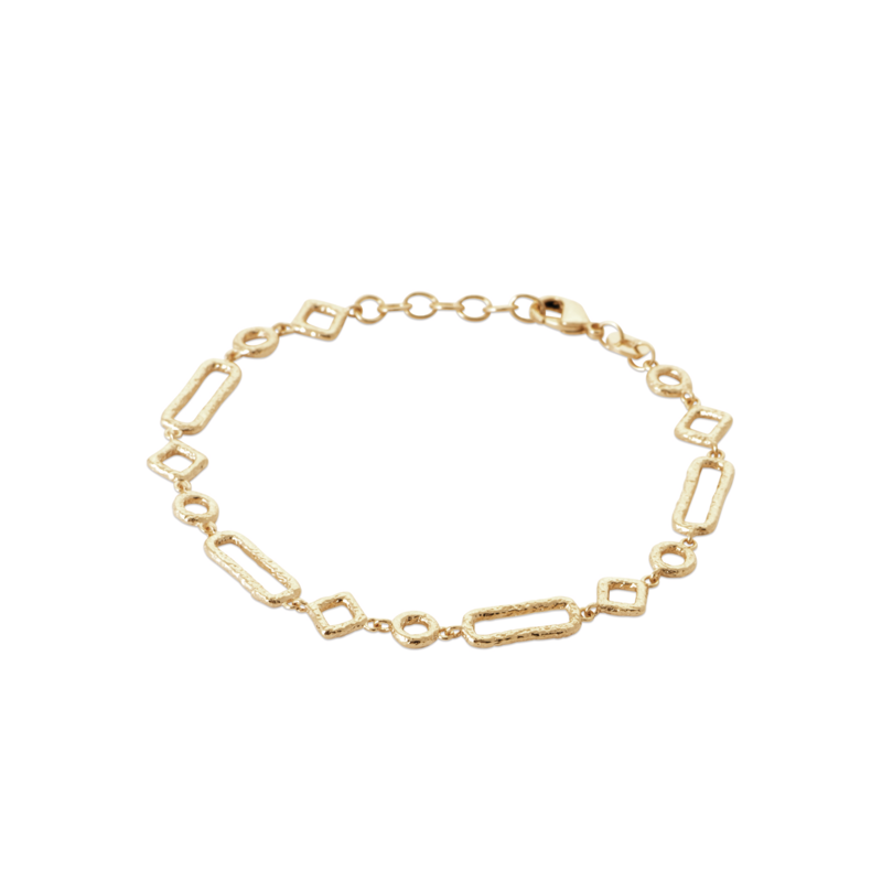 18ct Yellow Gold Plated Bracelet