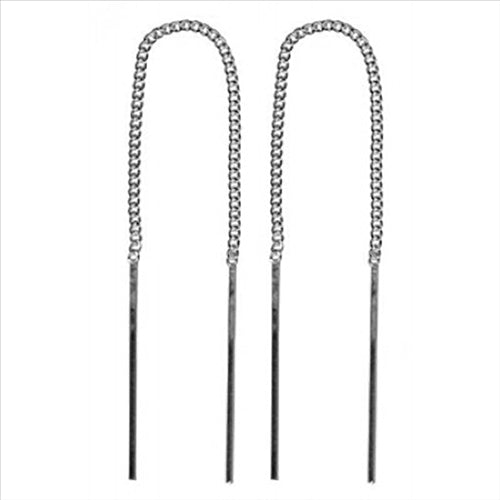 Sterling Silver Thread earrings