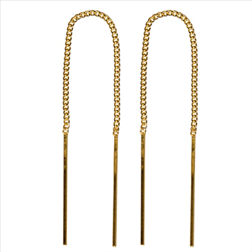 Sterling Silver Thread earrings