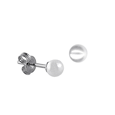 Sterling Silver Pearl Studs