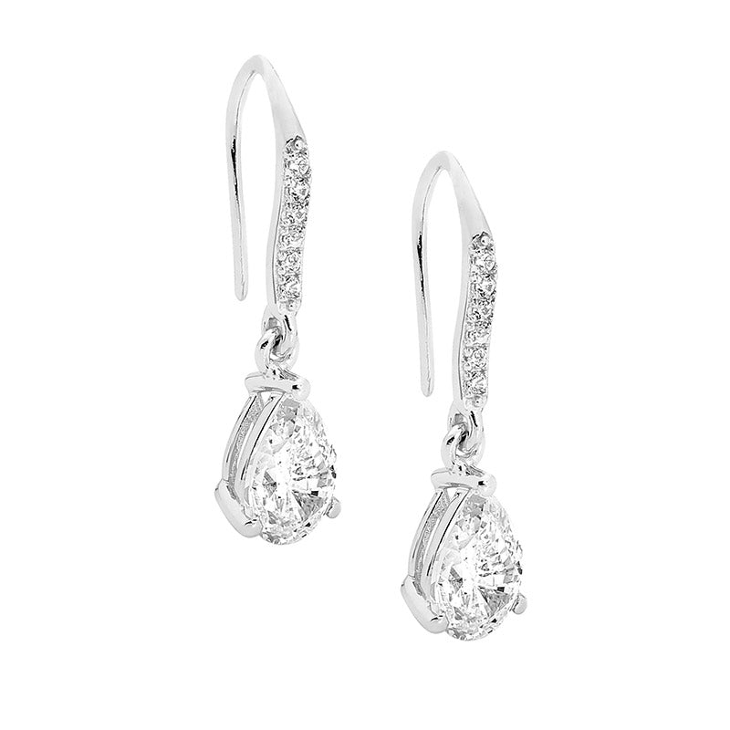 Sterling Silver Shepherds Hook Earrings