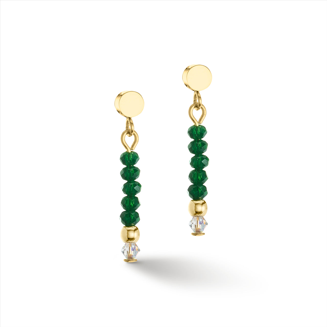 Coeur de Lion Geo Cube Earrings