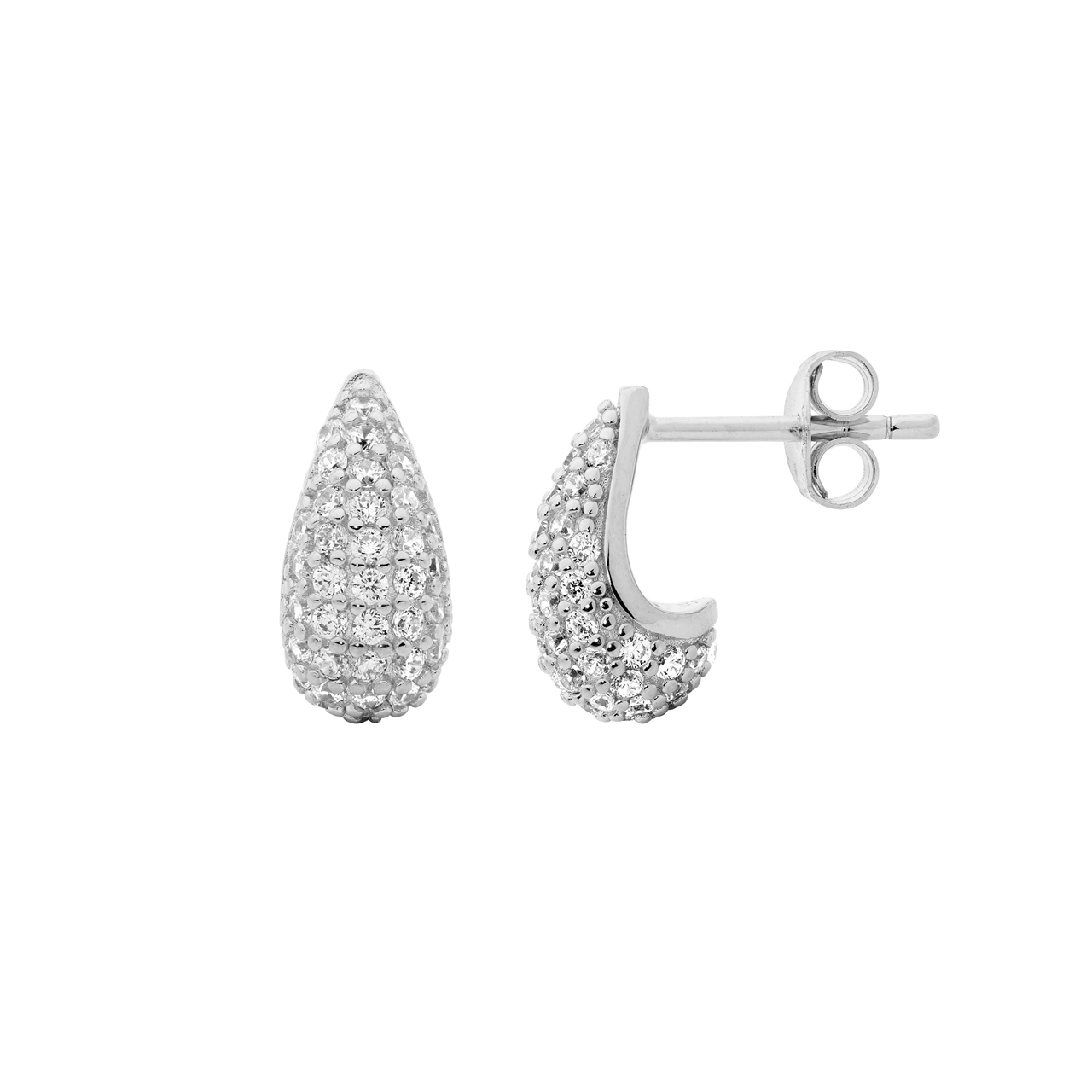 Sterling Silver CZ Earrings