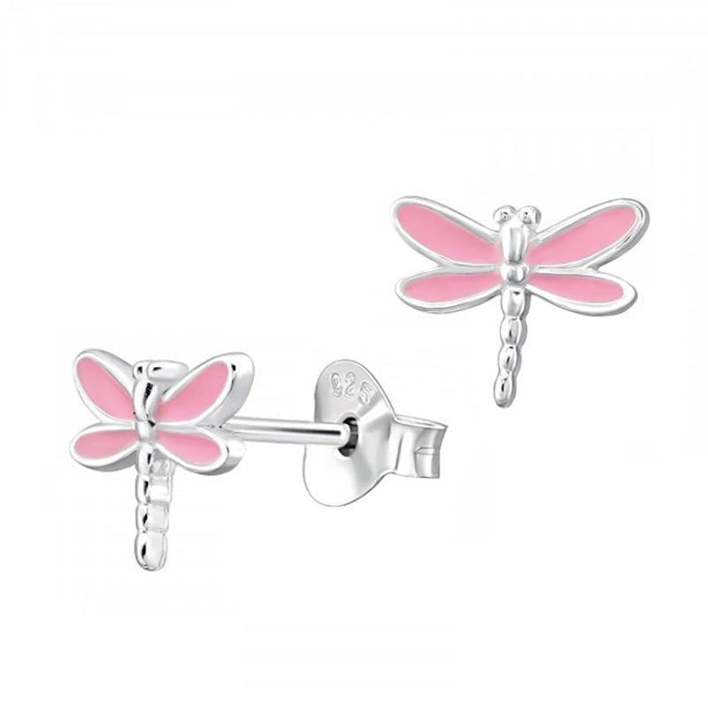Stg Silver Dragonfly Studs