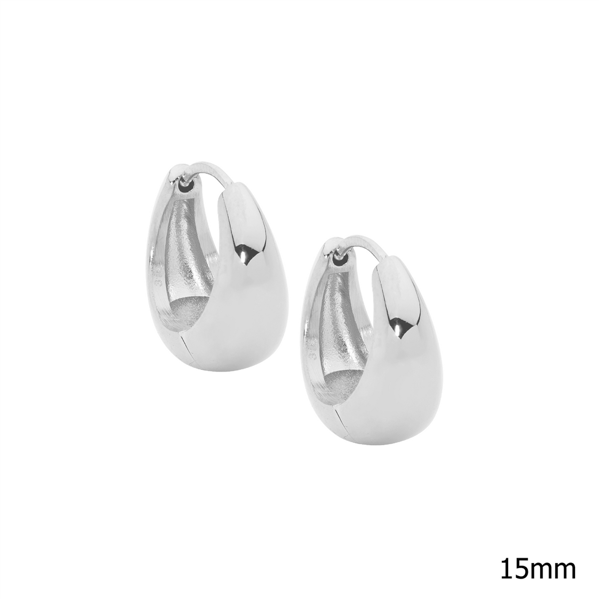 Stainless Steel Hoop Earrings