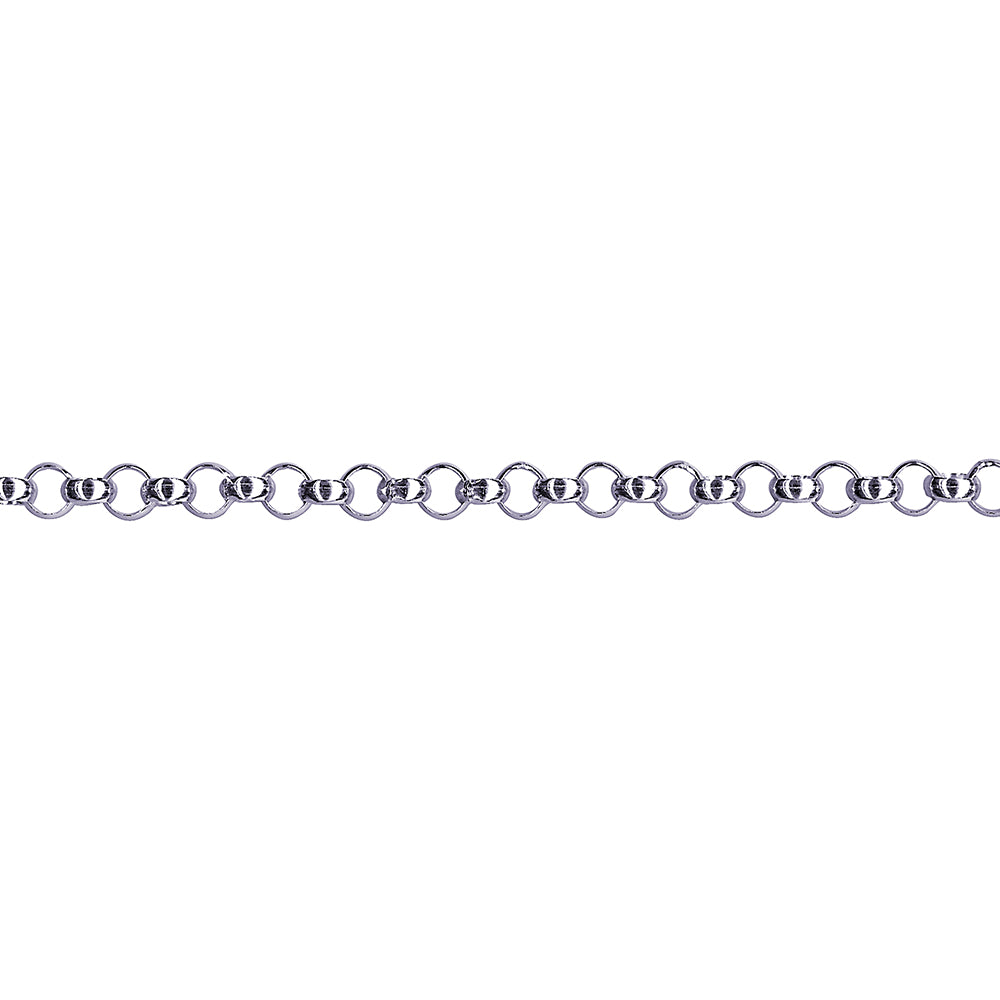 Sterling Silver Round Belcher Link Chain