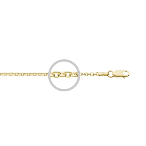Sterling Silver Gold Plated Chain