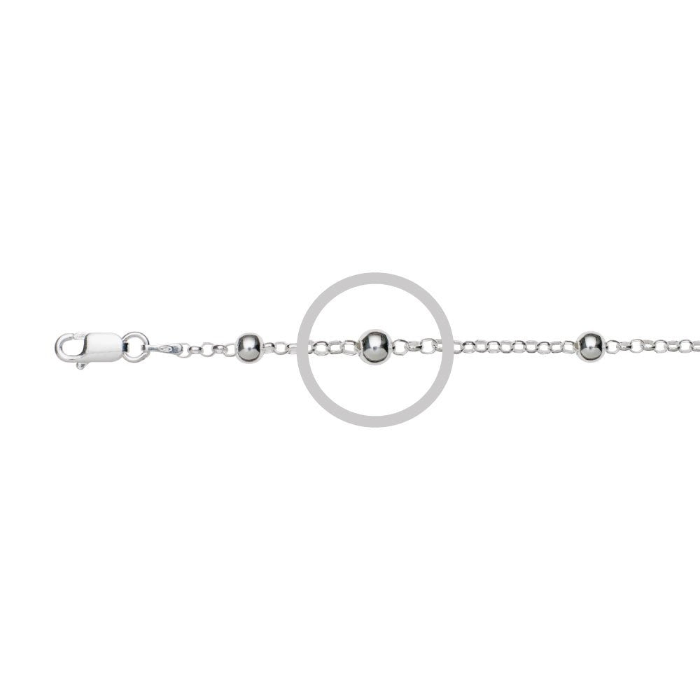 Sterling Silver Chain Belcher and Balls