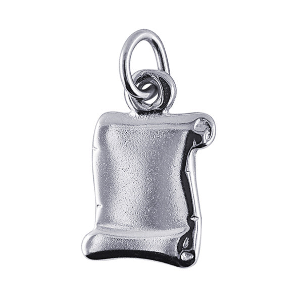 Sterling Silver Small Scroll Charm