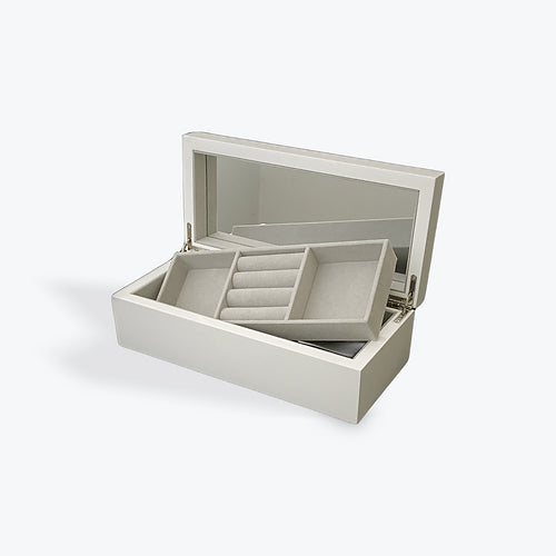 Jewellery Box White Rectangular