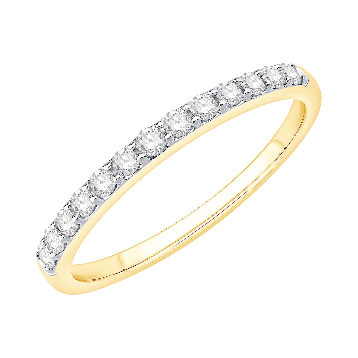 9ct Yellow Gold Diamond Ring