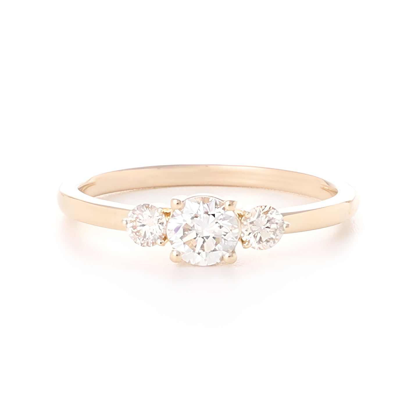 9ct Yellow Gold Diamond Ring