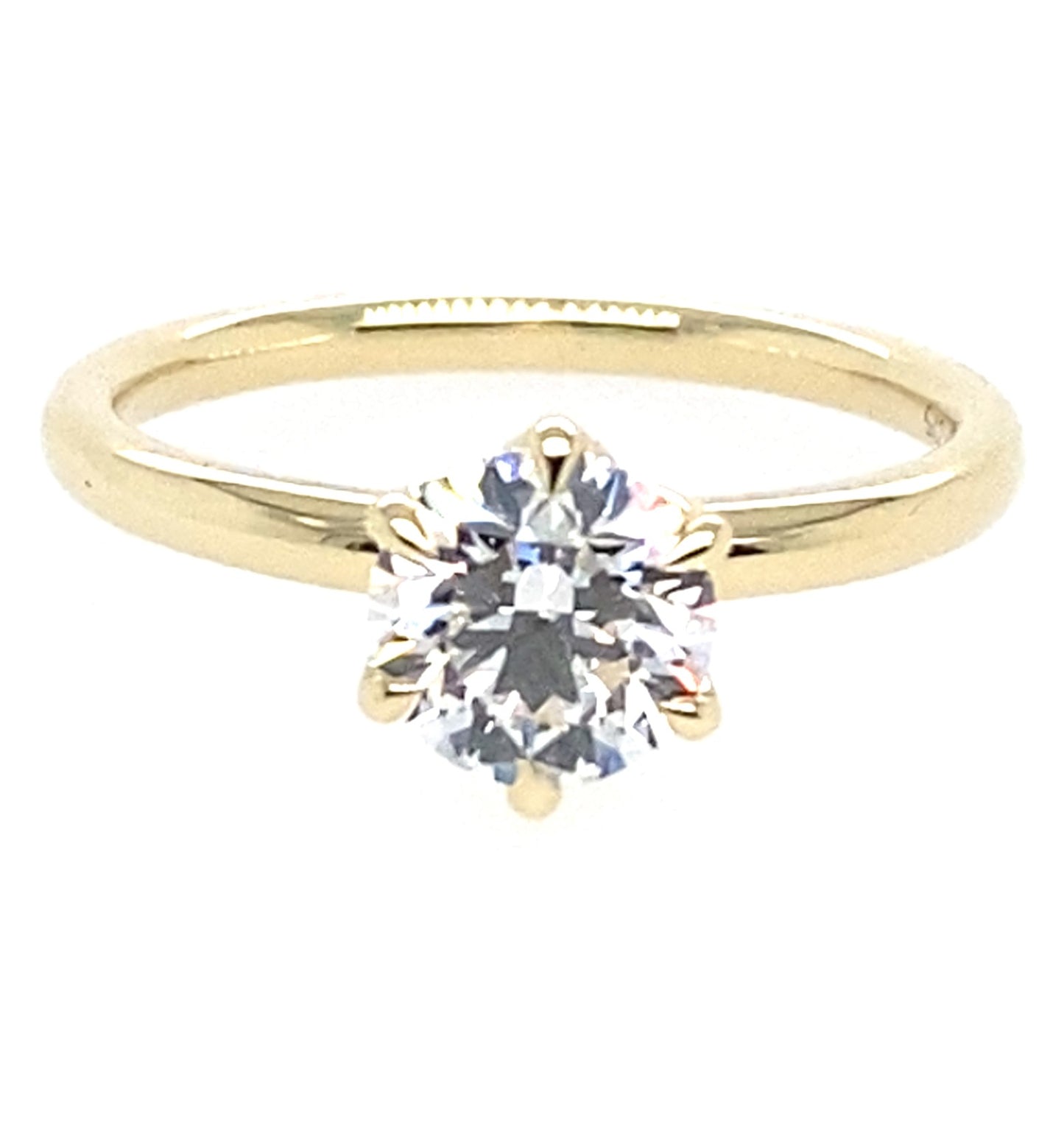 9ct Yellow Gold Diamond Ring