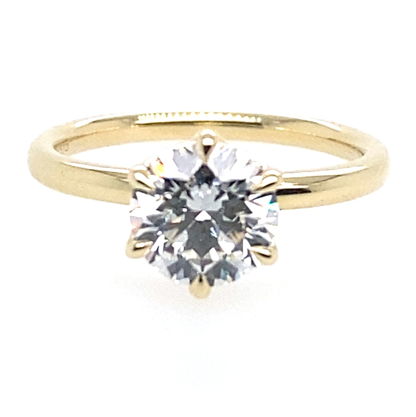 9ct Yellow Gold Diamond Ring
