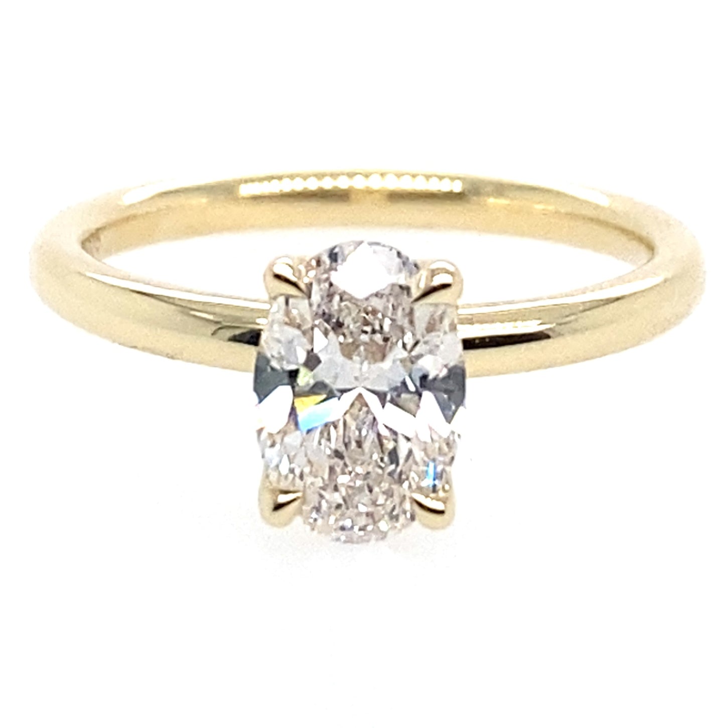 9ct Yellow Gold Diamond Ring