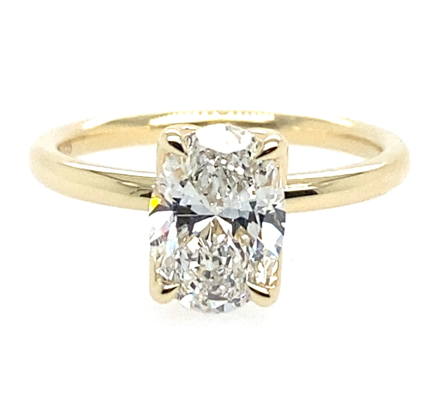 9ct Yellow Gold Diamond Ring