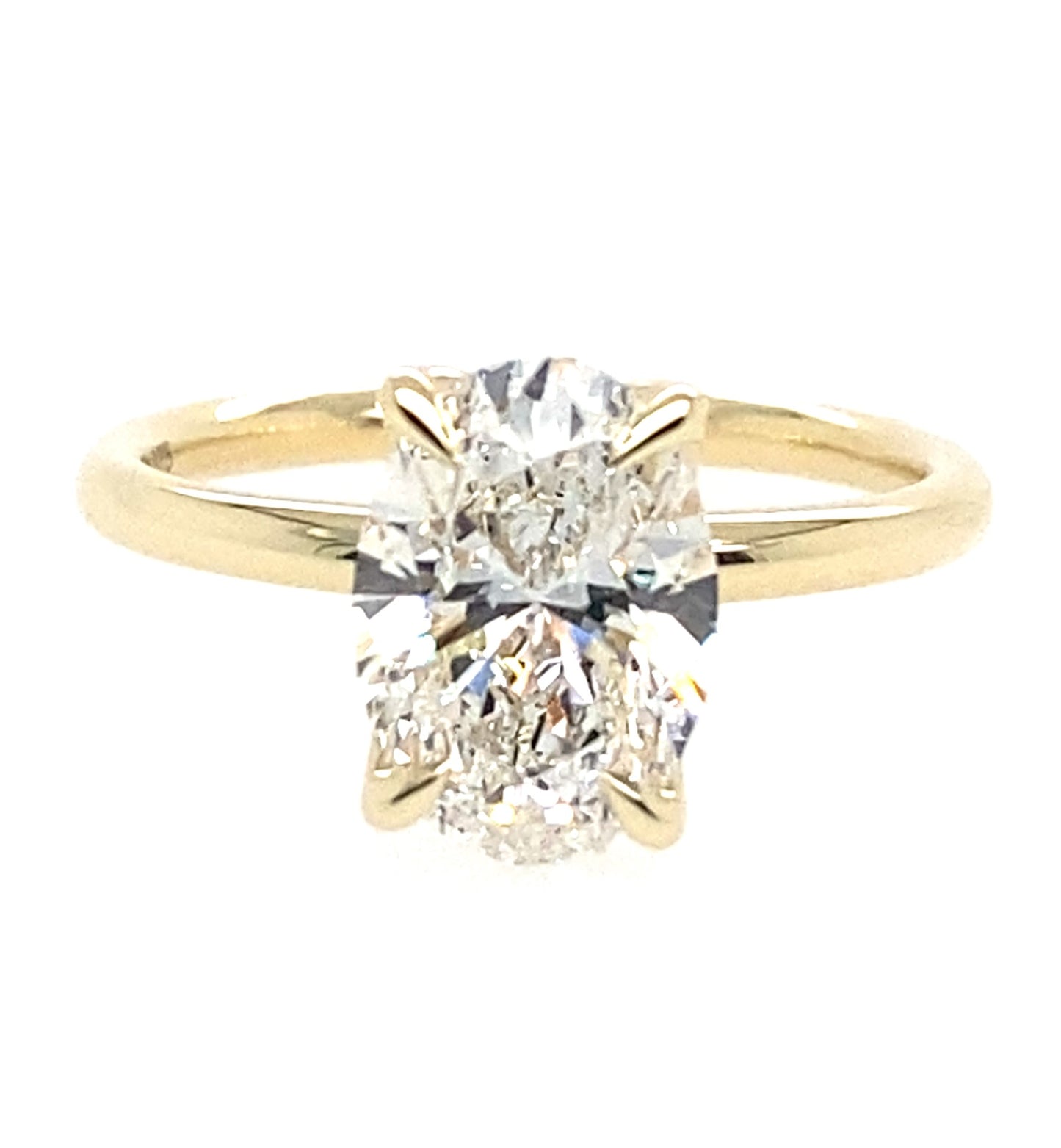 9ct Yellow Gold Diamond Ring