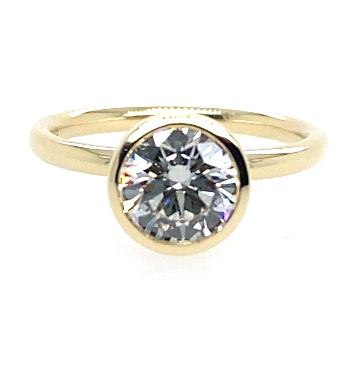 9ct Yellow Gold Diamond Ring