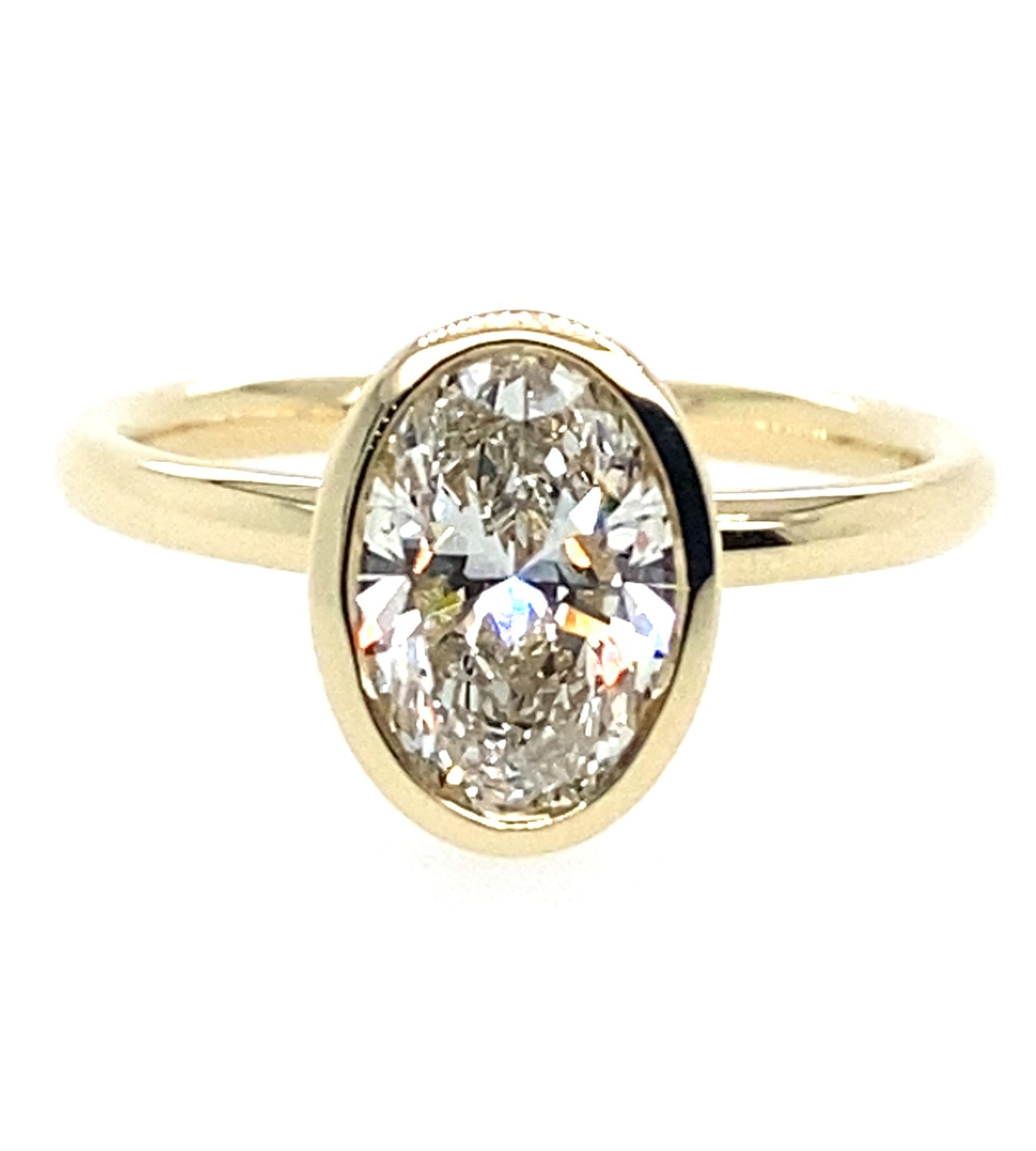 9ct Yellow Gold Diamond Ring